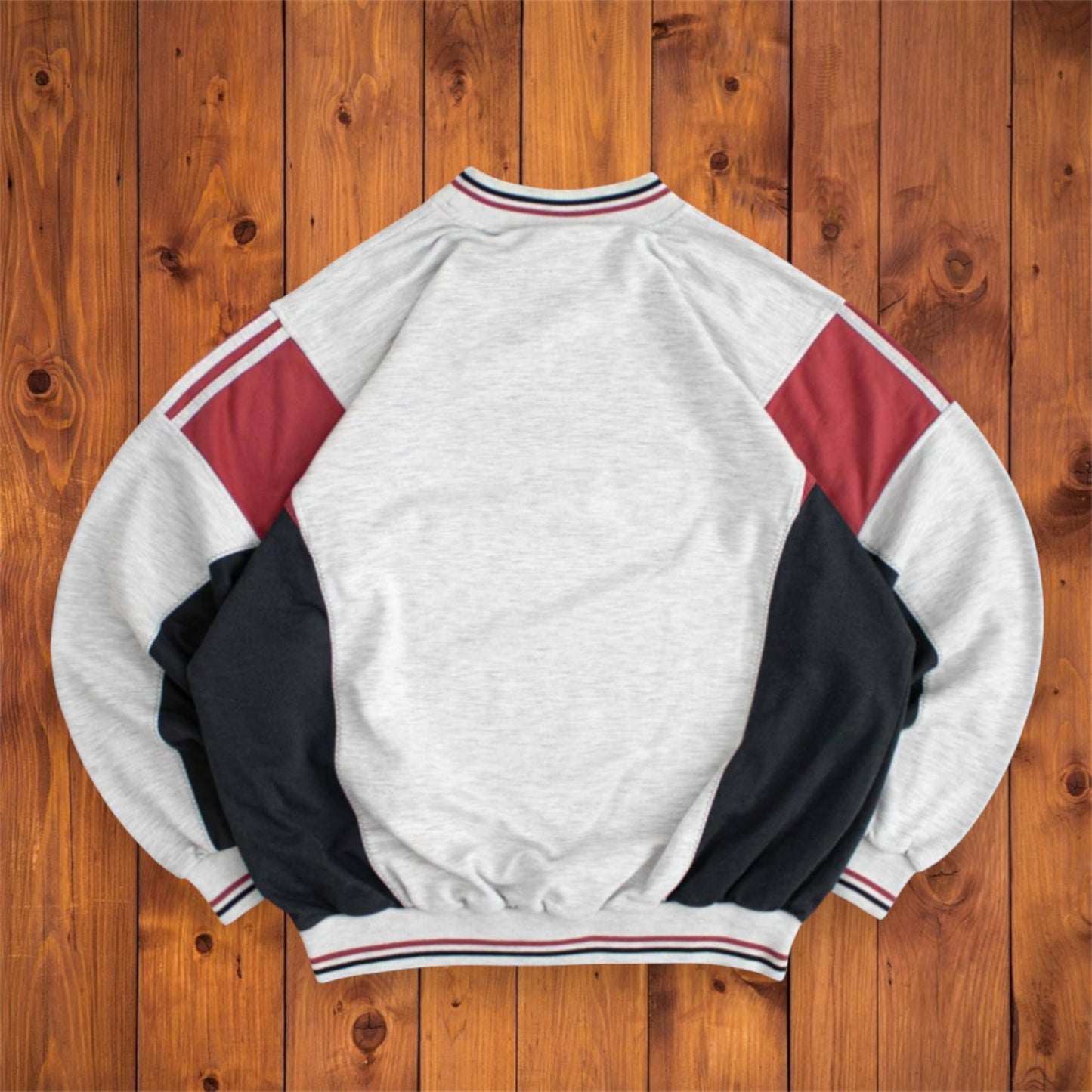 ADIDAS Embroidered Trademark Sweatschirt (XL)