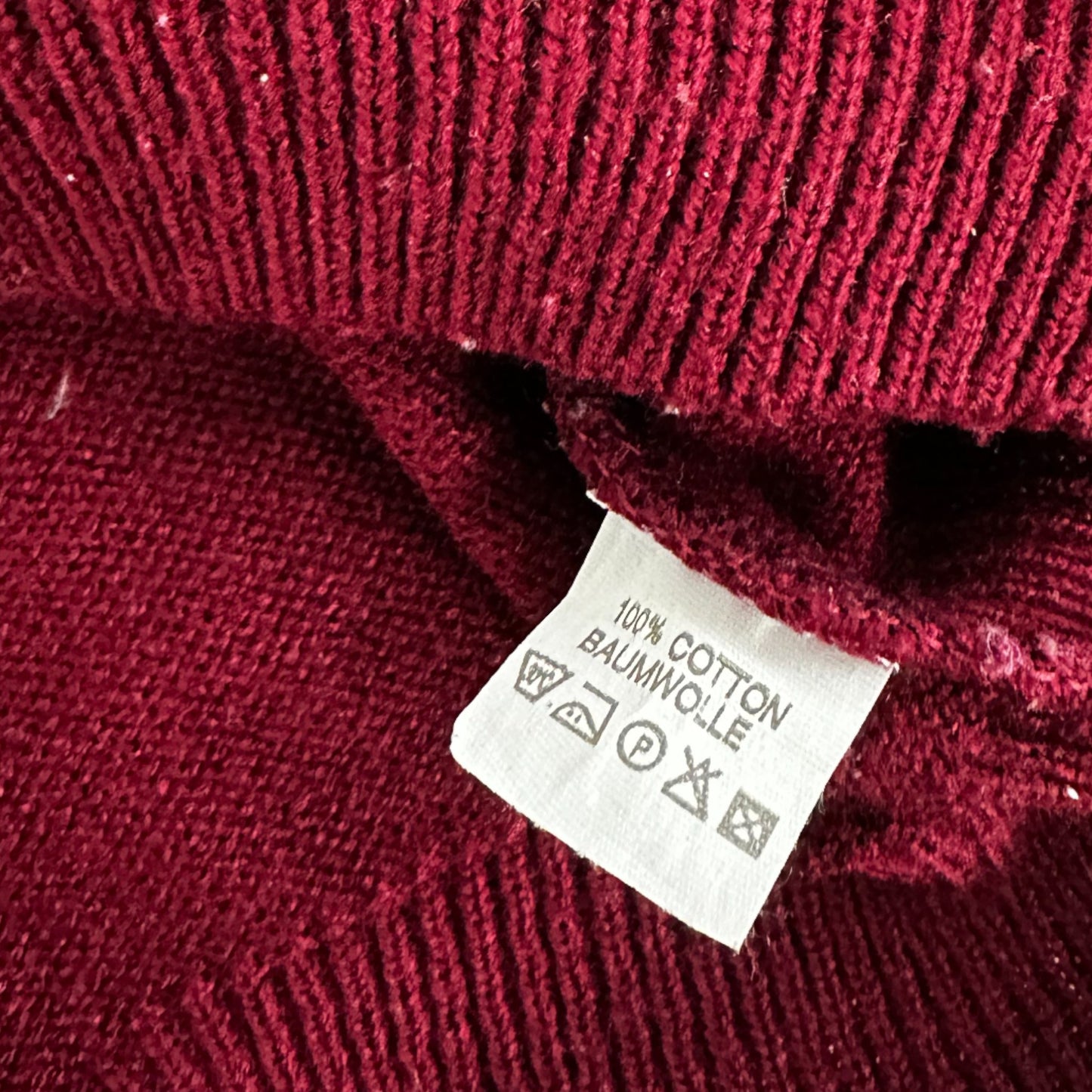 Lacoste Winered Wool Sweater (XL)