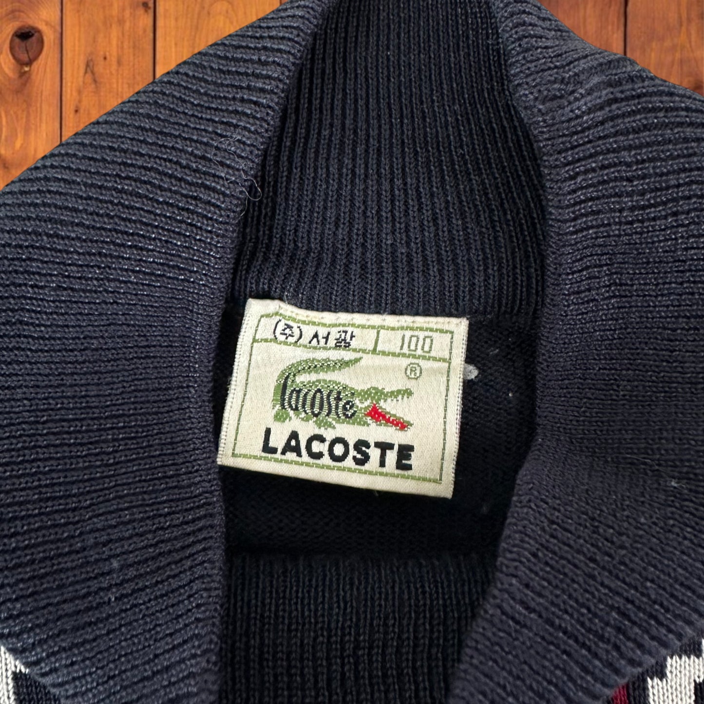 Vintage Lacoste Korea Knit Sweater (L)