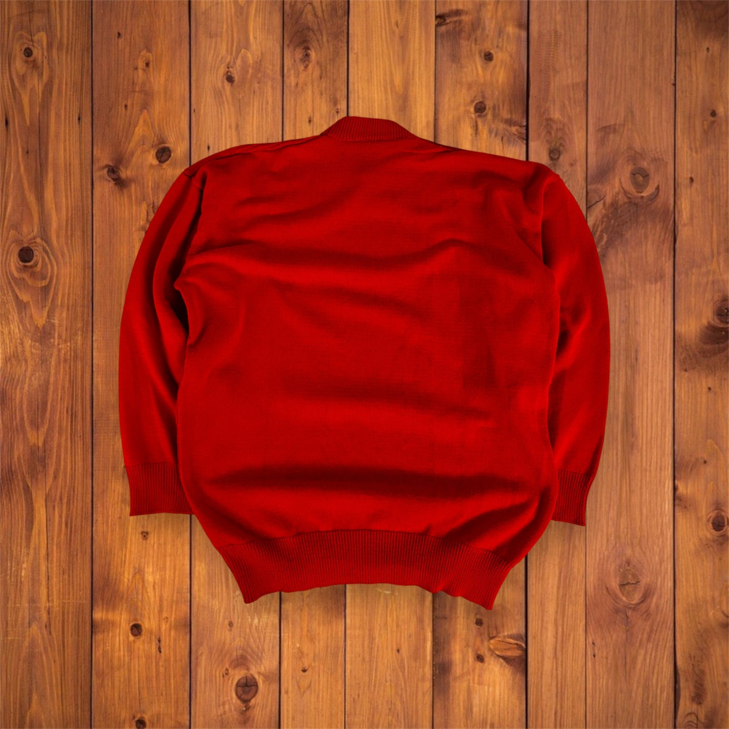 Lacoste Wine Red Wool Sweater (L)