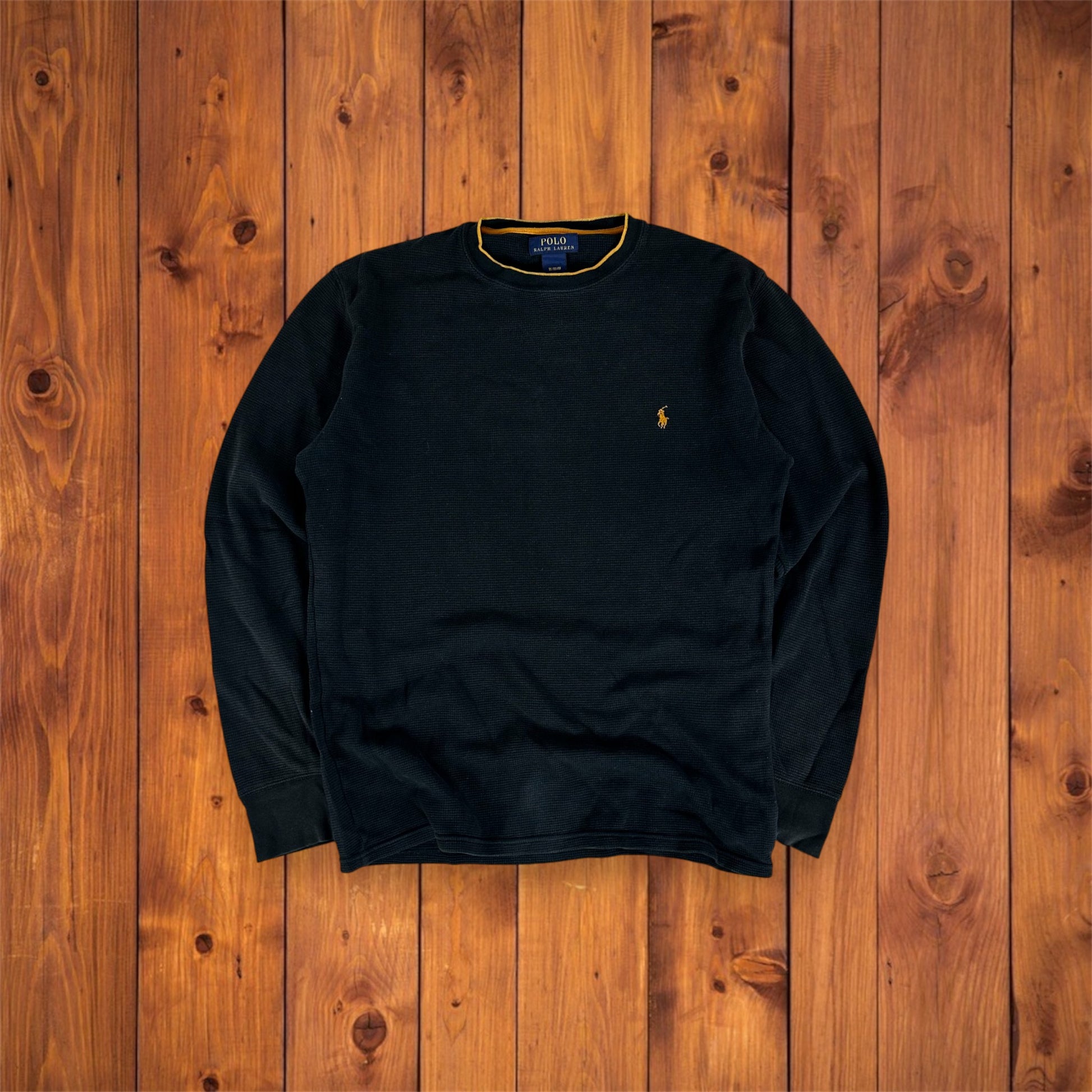 Ralph Lauren schwarzer Strick-Sweater in Größe M – classic black Ralph Lauren knit sweater, size M